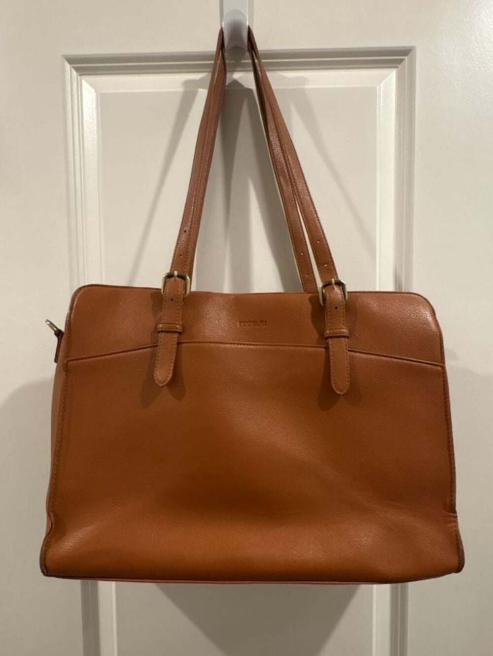 Ecosusi Women's Laptop Work Tote Briefcase in Cognac